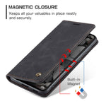 CASEME 013 Series For Xiaomi Redmi Note 13 Pro 5G / Poco X6 5G Case Leather Folio Wallet Phone Cover
