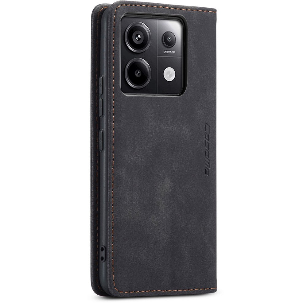 CASEME 013 Series For Xiaomi Redmi Note 13 Pro 5G / Poco X6 5G Case Leather Folio Wallet Phone Cover