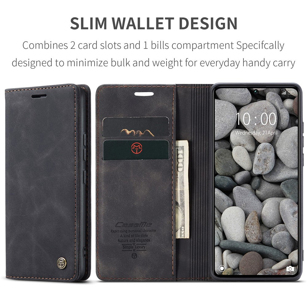 CASEME 013 Series For Xiaomi Redmi Note 13 Pro 5G / Poco X6 5G Case Leather Folio Wallet Phone Cover