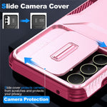 Til Samsung Galaxy A35 5G Cover Beskyttelse TPU+PC Telefoncover med Kameralåg