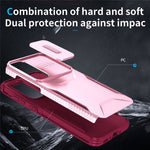 Til Samsung Galaxy A35 5G Cover Beskyttelse TPU+PC Telefoncover med Kameralåg