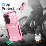 Til Samsung Galaxy A35 5G Cover Beskyttelse TPU+PC Telefoncover med Kameralåg