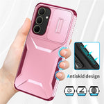 Til Samsung Galaxy A35 5G Cover Beskyttelse TPU+PC Telefoncover med Kameralåg