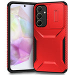Til Samsung Galaxy A35 5G Cover Beskyttelse TPU+PC Telefoncover med Kameralåg