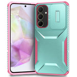 Til Samsung Galaxy A35 5G Cover Beskyttelse TPU+PC Telefoncover med Kameralåg