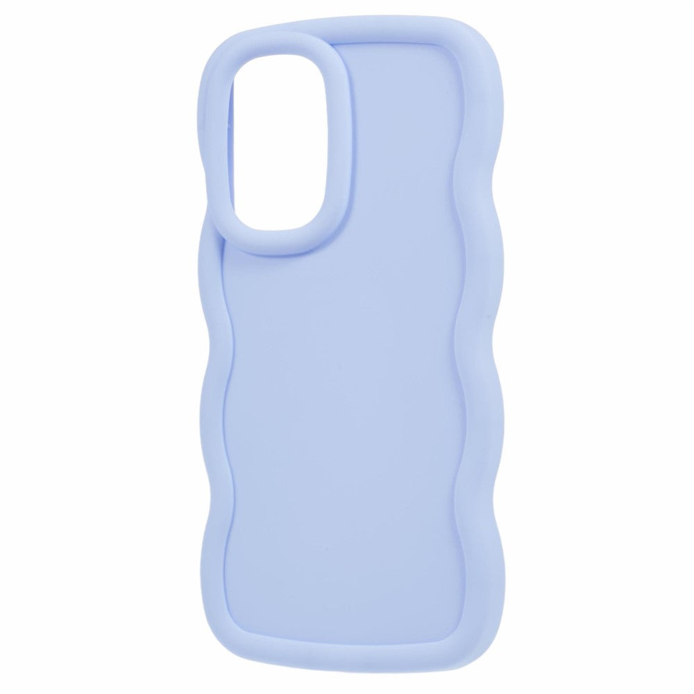 XL Series For Samsung Galaxy A32 4G (EU Version) Case Wave Frame TPU Phone Cover Solid Color