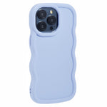XL Series For iPhone 13 Pro Case Solid Color Wavy Edge TPU Phone Cover
