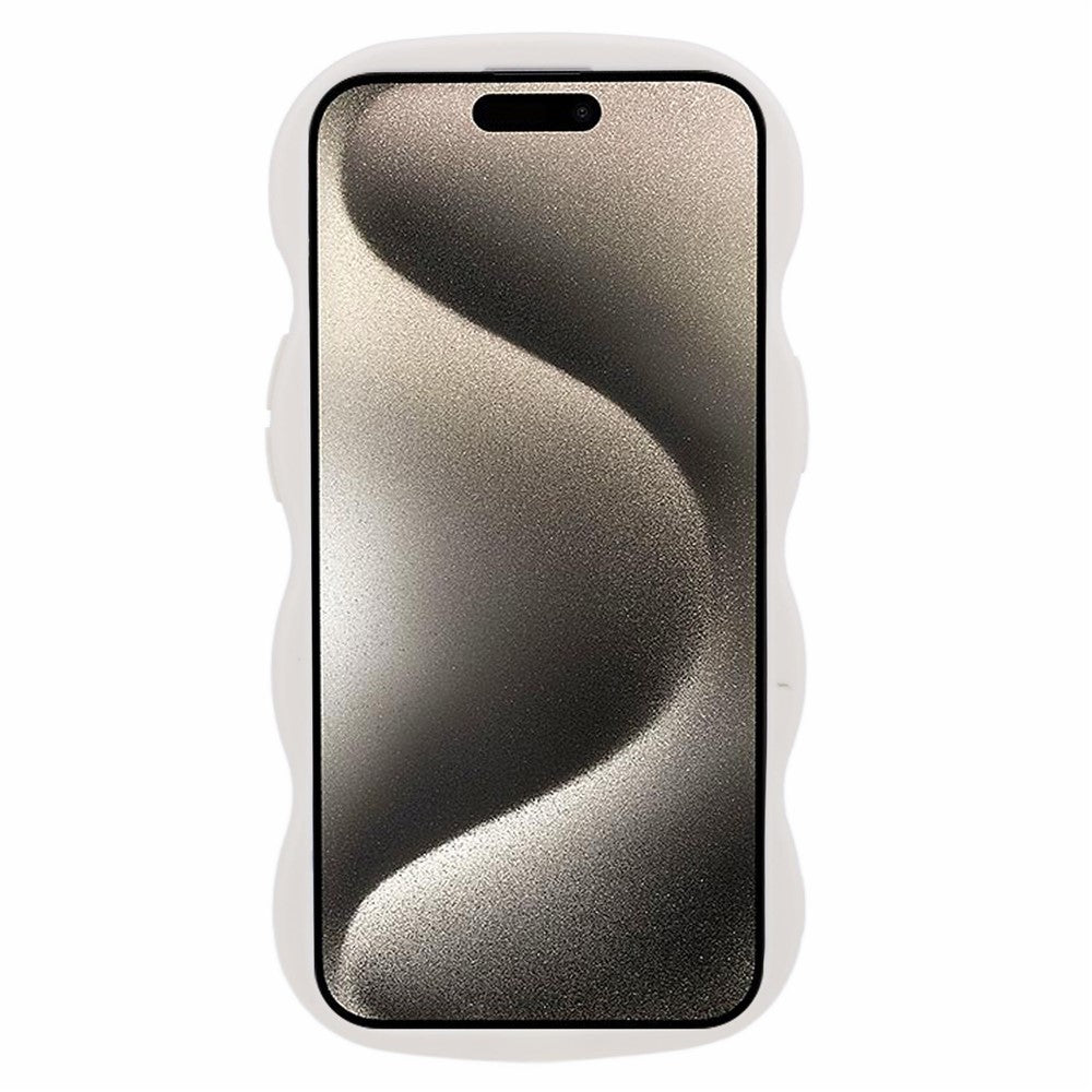 XL Series For iPhone 13 Case TPU Protective Phone Cover Unique Curly Wave Frame