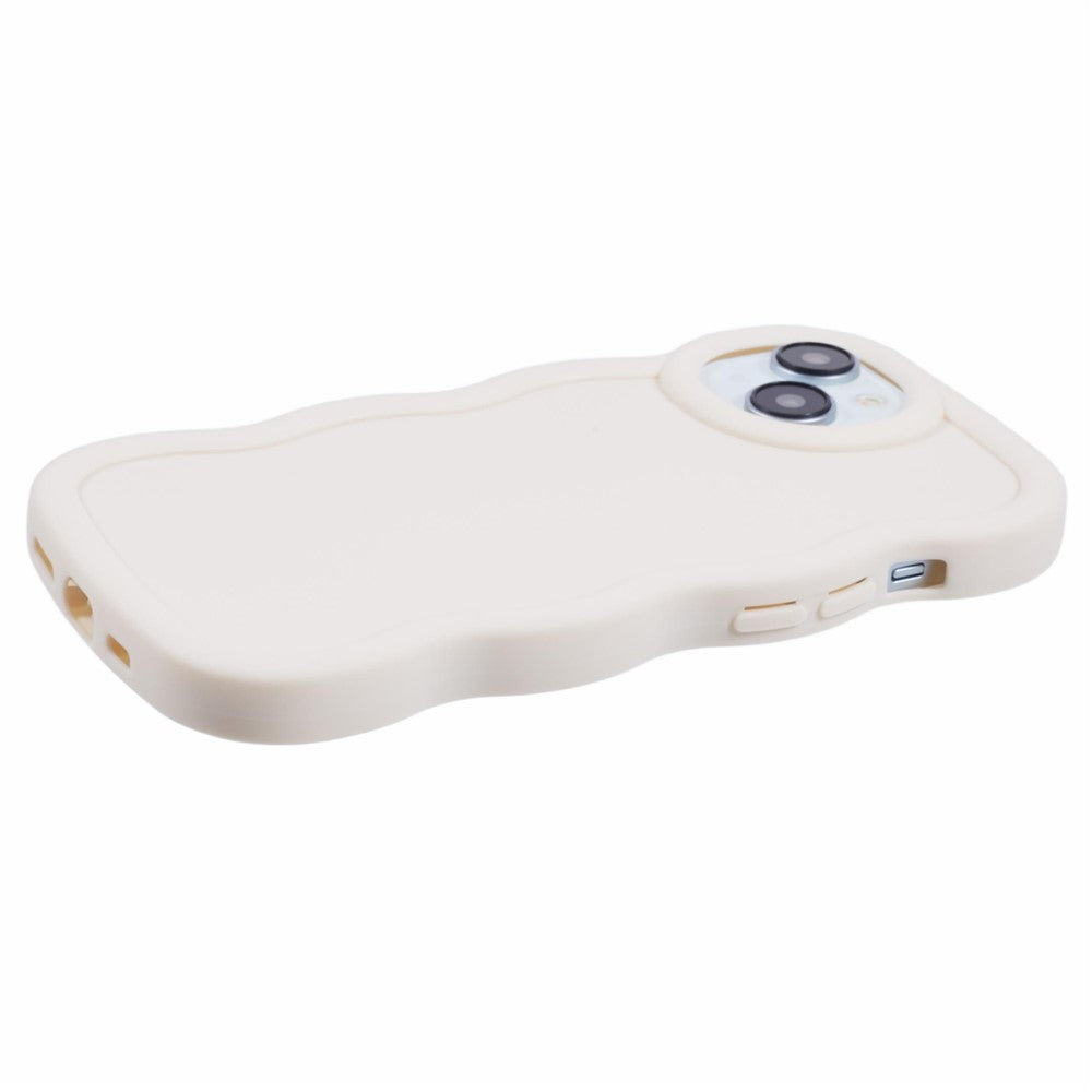 XL Series For iPhone 13 Case TPU Protective Phone Cover Unique Curly Wave Frame