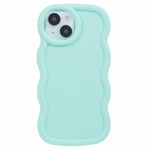 XL Series For iPhone 13 Case TPU Protective Phone Cover Unique Curly Wave Frame