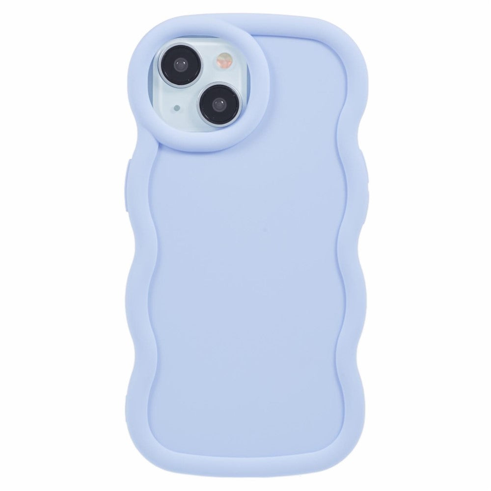 XL Series For iPhone 13 Case TPU Protective Phone Cover Unique Curly Wave Frame
