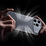 For iPhone 15 Pro Max Case Aluminum Alloy+TPU Honeycomb Heat Dissipation Phone Cover