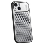 Til iPhone 14 Plus Cover Aluminiumlegering+TPU Honeycomb Varmeafledning Anti-Fald Telefoncover
