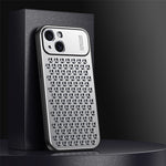 Til iPhone 14 Plus Cover Aluminiumlegering+TPU Honeycomb Varmeafledning Anti-Fald Telefoncover