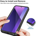 For Xiaomi Redmi Note 13 Pro+ 5G Case Acrylic + TPU Clear Phone Cover with PET Screen Film