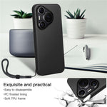 VILI TC Series for Huawei Pura 70 Case with Hand Strap Leather Coated TPU Phone Cover