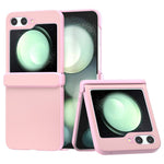 For Samsung Galaxy Z Flip5 5G Case Leather + PC Slim Phone Cover Hinge Protection