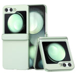 For Samsung Galaxy Z Flip5 5G Case Leather + PC Slim Phone Cover Hinge Protection