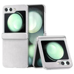 For Samsung Galaxy Z Flip5 5G Case Leather + PC Slim Phone Cover Hinge Protection