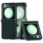 For Samsung Galaxy Z Flip5 5G Case Leather + PC Slim Phone Cover Hinge Protection