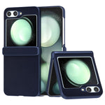 For Samsung Galaxy Z Flip5 5G Case Leather + PC Slim Phone Cover Hinge Protection