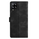 For Samsung Galaxy A22 4G (EU Version) Case Sakura Butterfly Imprint Leather Wallet Phone Cover