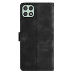 Til Samsung Galaxy A22 5G (EU Version) Etui Sakura Sommerfuglemønster Anti-ridse Læder Telefoncover
