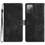 For Samsung Galaxy S20 FE / S20 FE 5G / S20 FE 2022 / S20 Lite Case Sakura Butterfly Imprint Leather Wallet Phone Cover