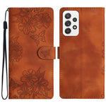 For Samsung Galaxy A73 5G PU Leather Phone Case Imprinted Pattern Wallet Phone Cover