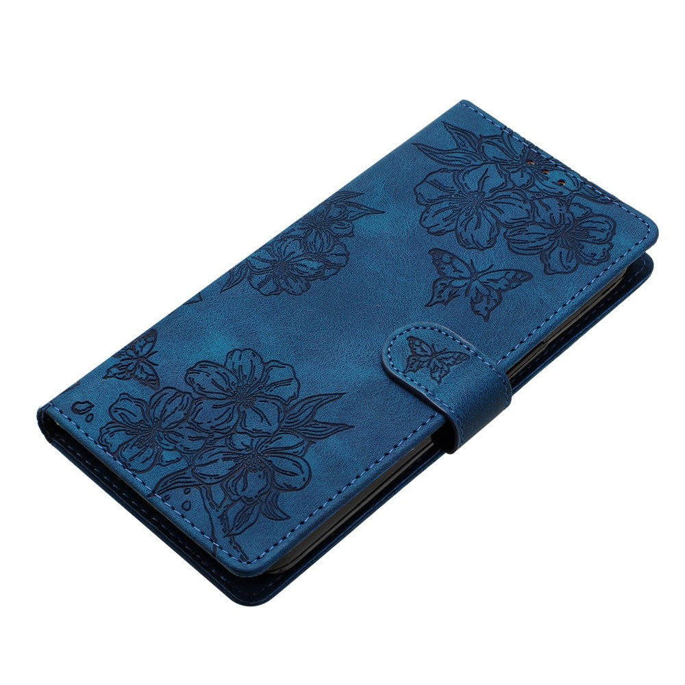 For Samsung Galaxy S23+ Cell Phone Case PU Leather Imprinted Pattern Wallet Phone Cover