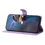 Samsung Galaxy A05s 4G mobilmobilskal PU-läder med präglat mönster plånboksfodral
