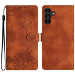 For Samsung Galaxy A35 5G Phone Stand Case Anti-Scratch Imprinted PU Leather Phone Cover