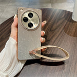 For Oppo Find N3 5G Case Hard PC Glitter Bling Protective Phone Cover with Strap