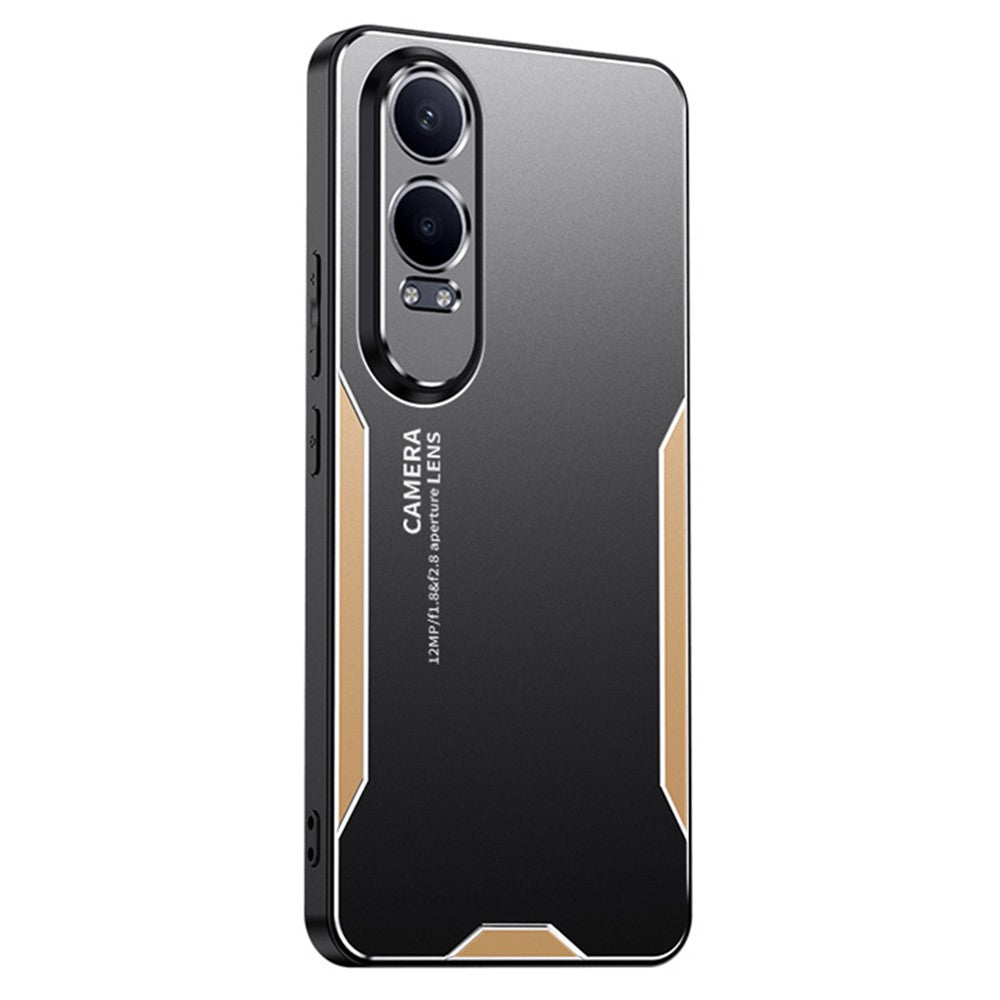 For OnePlus Nord CE4 Lite 5G / Oppo K12x 5G (China) Case Aluminium Alloy Armor Phone Cover Comfort Grip