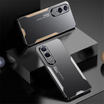 For OnePlus Nord CE4 Lite 5G / Oppo K12x 5G (China) Case Aluminium Alloy Armor Phone Cover Comfort Grip
