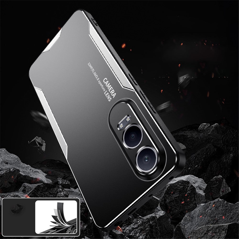 For OnePlus Nord CE4 Lite 5G / Oppo K12x 5G (China) Case Aluminium Alloy Armor Phone Cover Comfort Grip