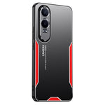 For OnePlus Nord CE4 Lite 5G / Oppo K12x 5G (China) Case Aluminium Alloy Armor Phone Cover Comfort Grip