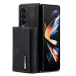 DG.MING M1 Series Phone Case for Samsung Galaxy Z Fold3 5G Detachable 2-in-1 Wallet Phone Case Anti-Drop Cell Phone Case