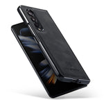DG.MING M1 Series Phone Case for Samsung Galaxy Z Fold3 5G Detachable 2-in-1 Wallet Phone Case Anti-Drop Cell Phone Case