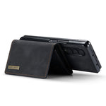 DG.MING M1 Series Phone Case for Samsung Galaxy Z Fold3 5G Detachable 2-in-1 Wallet Phone Case Anti-Drop Cell Phone Case