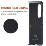 DG.MING M1 Series Phone Case for Samsung Galaxy Z Fold3 5G Detachable 2-in-1 Wallet Phone Case Anti-Drop Cell Phone Case