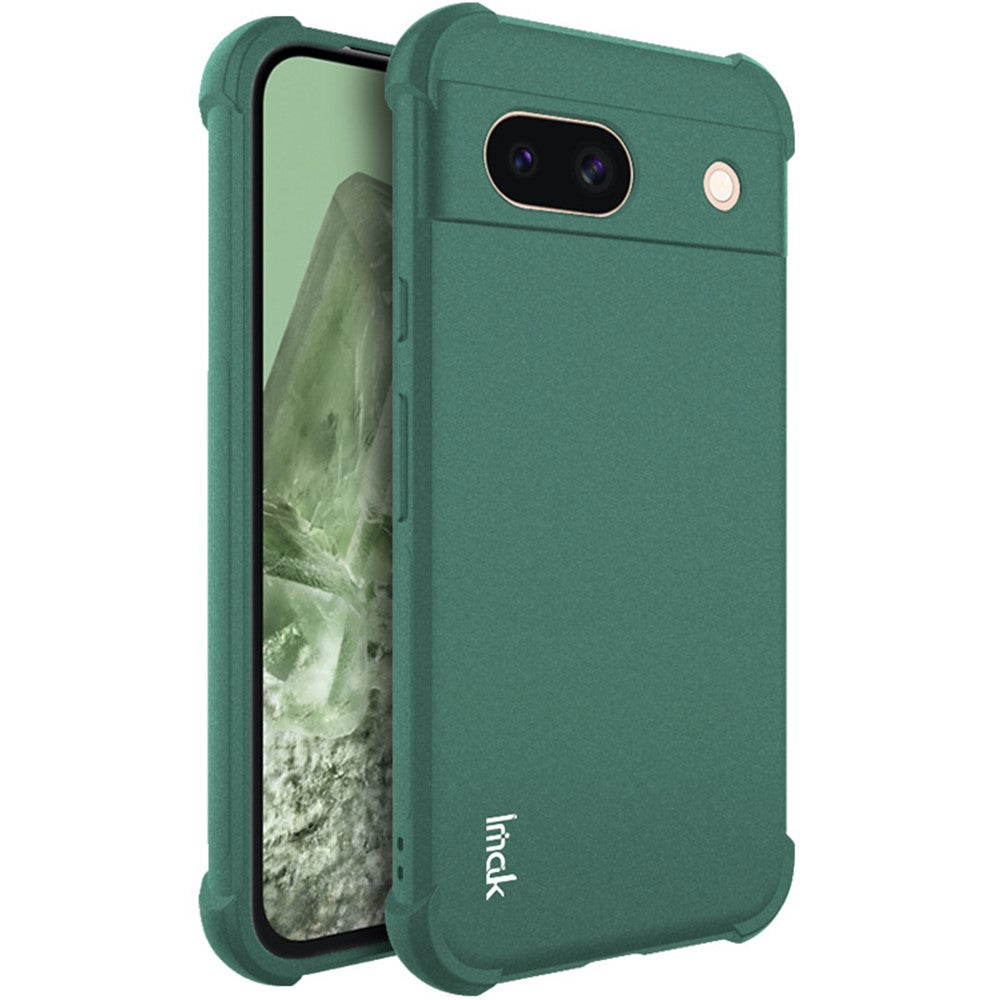 IMAK Til Google Pixel 8a Cover Forstærkede Hjørner Mat TPU Telefoncover