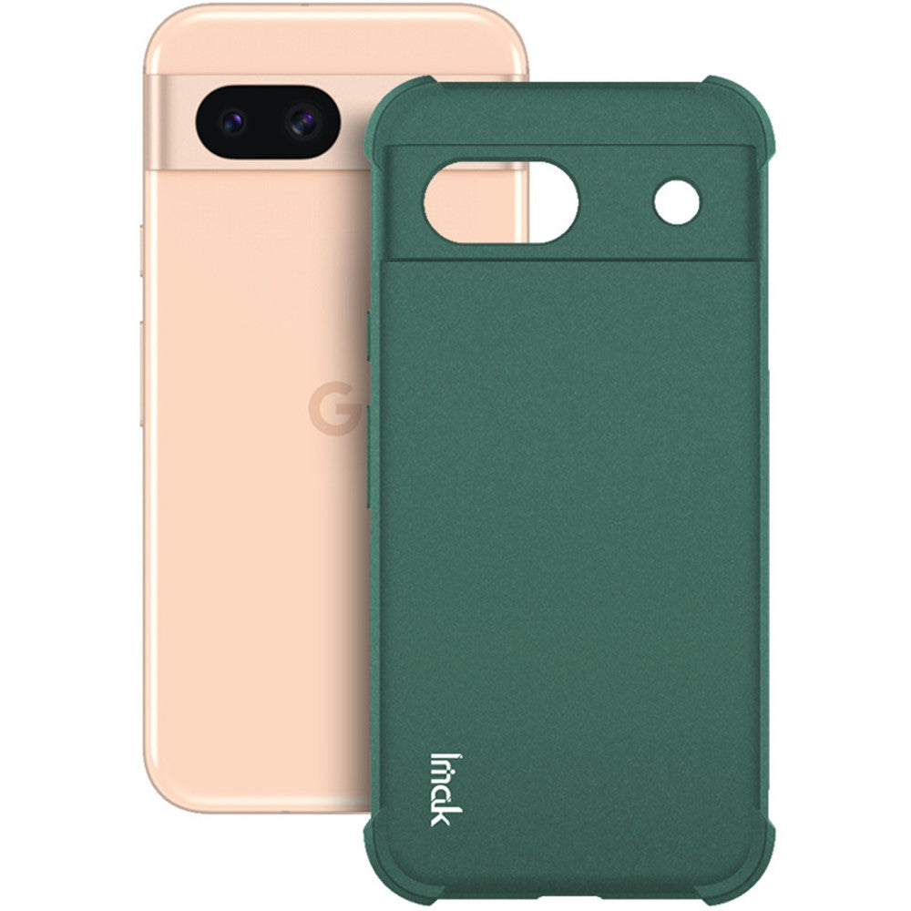 IMAK Til Google Pixel 8a Cover Forstærkede Hjørner Mat TPU Telefoncover