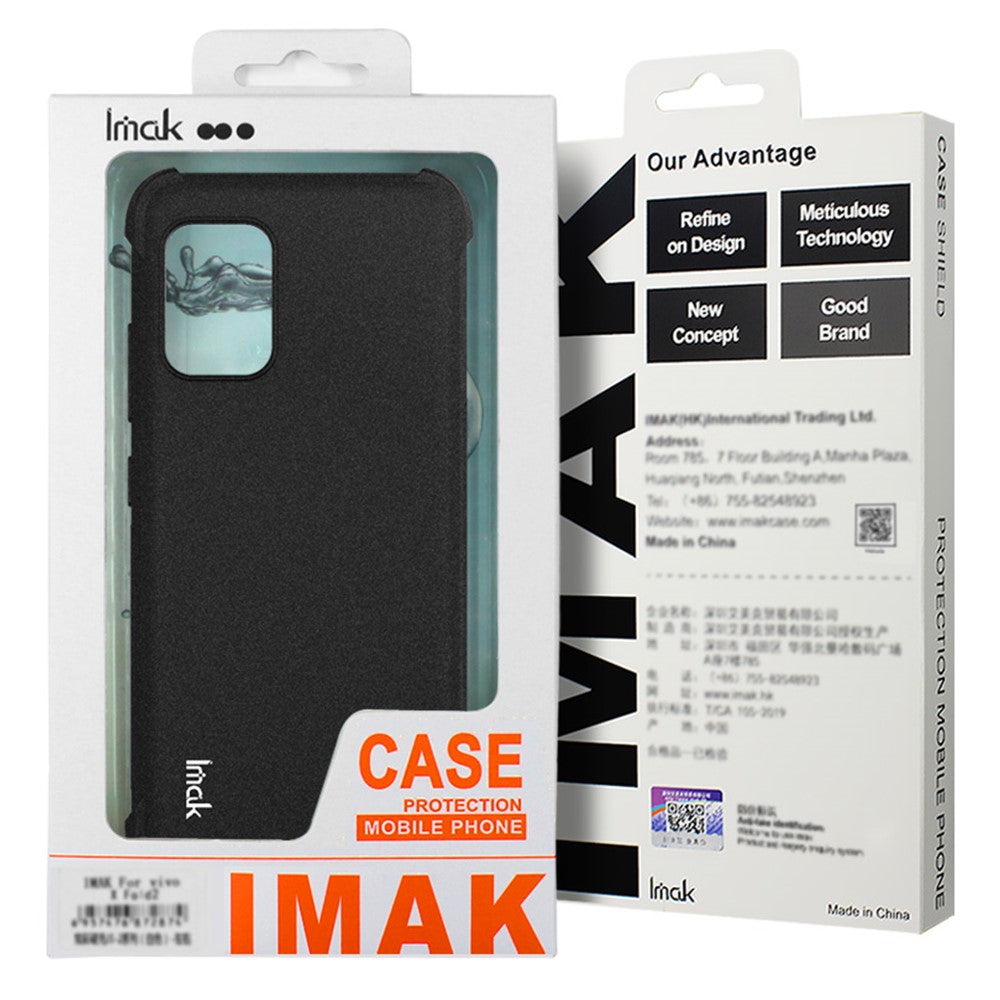 IMAK Til Google Pixel 8a Cover Forstærkede Hjørner Mat TPU Telefoncover