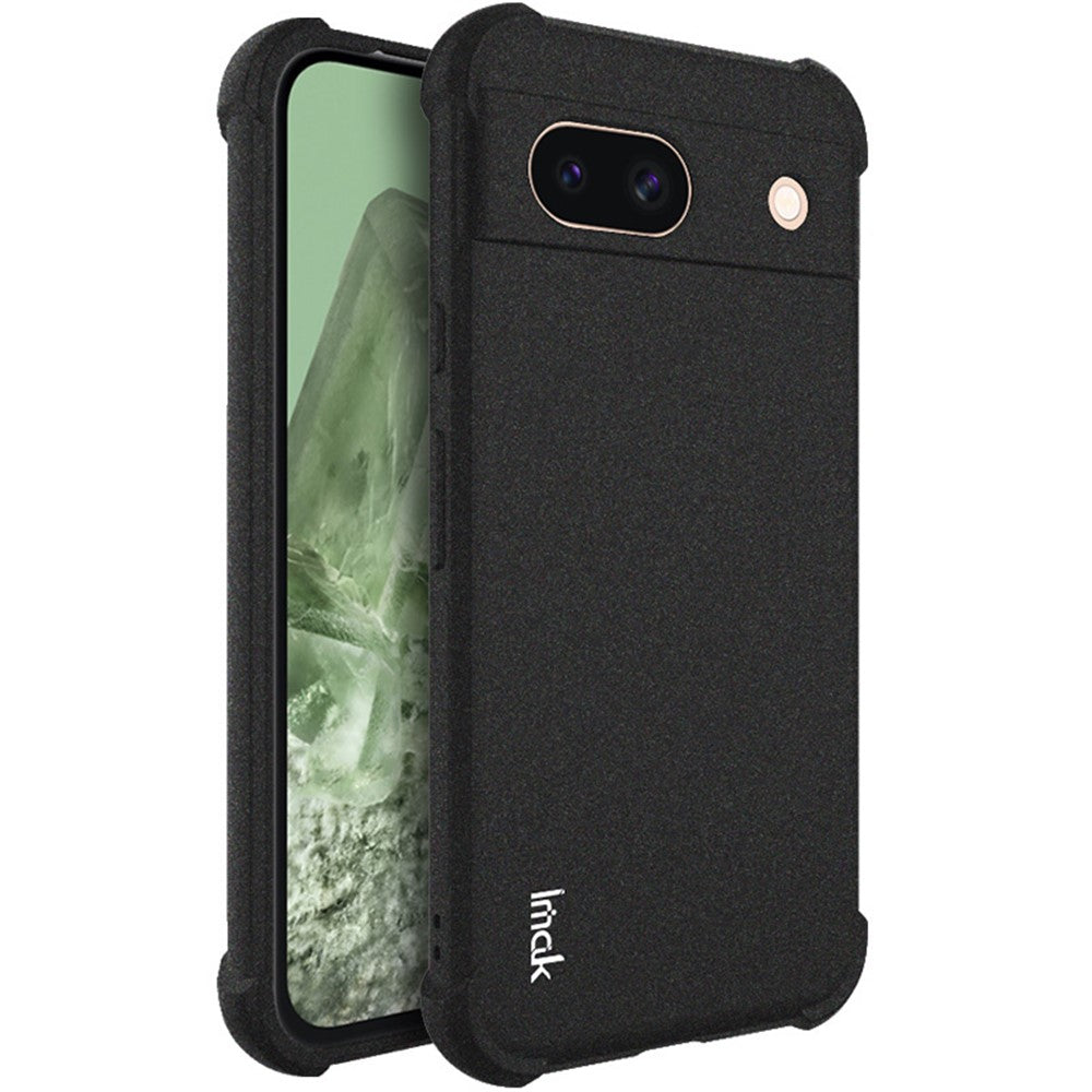 IMAK Til Google Pixel 8a Cover Forstærkede Hjørner Mat TPU Telefoncover