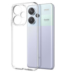 NORTHJO For Xiaomi Redmi Note 13 Pro+ 5G Case Shockproof TPU Phone Cover with 3D Curved Tempered Glass Film