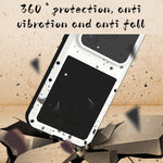 LOVE MEI For Huawei Pura 70 Pro / Pura 70 Pro+ Case Metal+Silicone Phone Cover without Screen Film