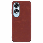 Oppo A60 4G-skal Retro PU-läder Slim Bakstycke