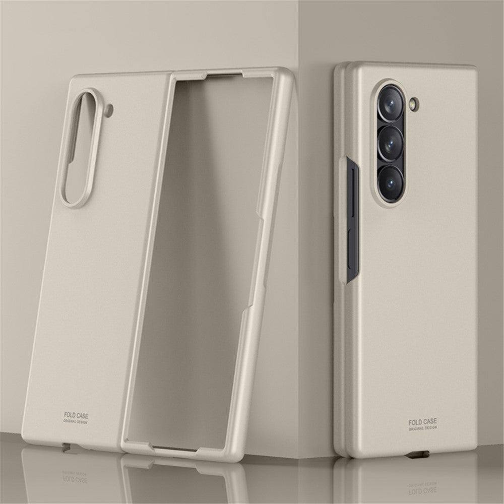 Til Samsung Galaxy Z Fold6 5G Etui Hudlignende Hårdt PC Telefoncover