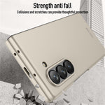Til Samsung Galaxy Z Fold6 5G Etui Hudlignende Hårdt PC Telefoncover